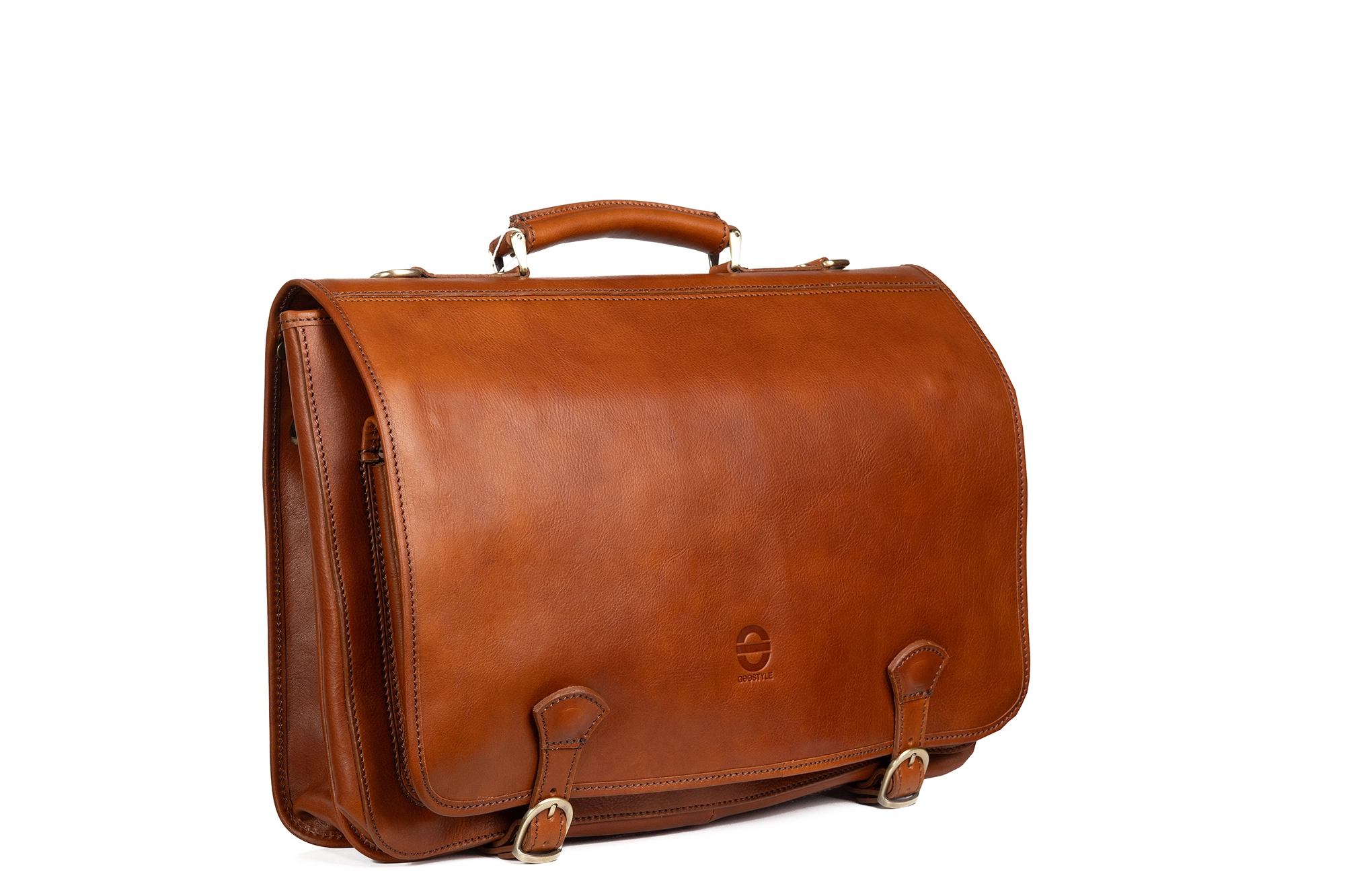 GeoStyle Cartella Messenger Cuoio