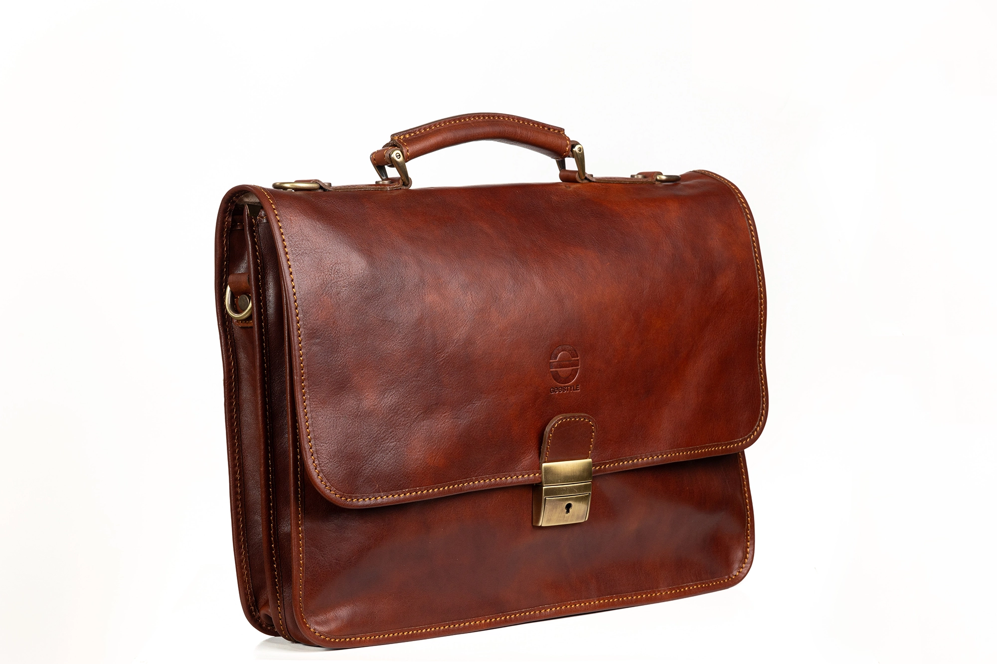 GeoStyle Cartella Vintage Marrone