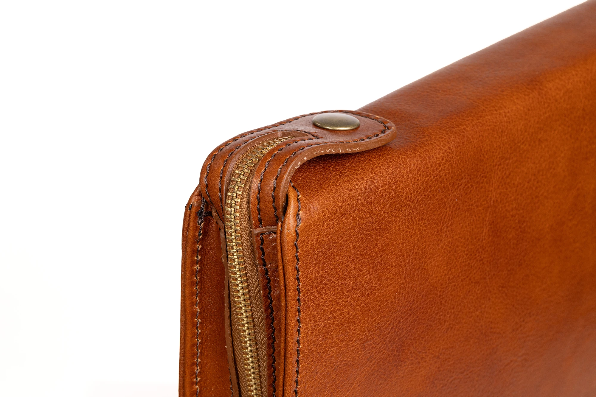 GeoStyle Portablocco Portfolio Cuoio