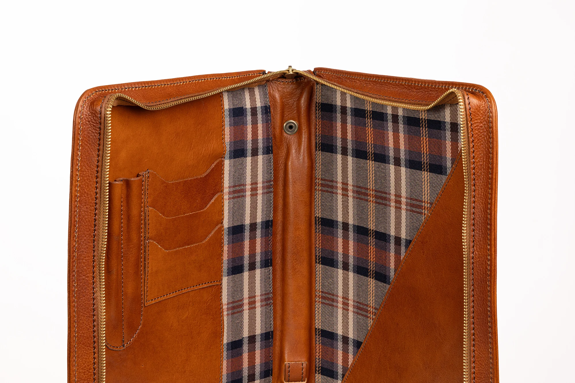GeoStyle Portablocco Portfolio Cuoio